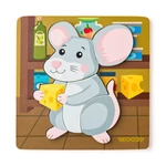 Baba puzzle - fa kirakó - Egér