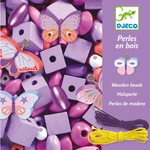Djeco fa gyöngyök pillangókkal - ékszerkészítő