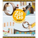 Djeco Zig & Go  fa építőjáték - logikai fajáték - Csengetés