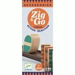 Djeco Zig & Go  fa építőjáték - logikai fajáték - Gurulás - DJ5648