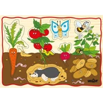 fogantyús puzzle - A kertben