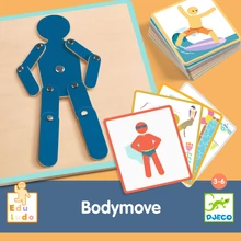 Djeco: Eduludo Fejlesztő játék - Testmozgás, mozdulatok - Bodymove - DJ00892