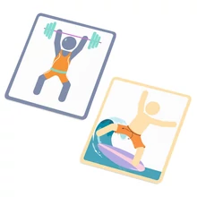 Djeco: Eduludo Fejlesztő játék - Testmozgás, mozdulatok - Bodymove - DJ00892