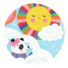 Djeco Formadobozos puzzle - Felhő autó, 16 db-os - Cloud car