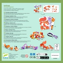 Fűzős játék - Cuki erdei állatok - Cute animals