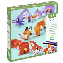 Fűzős játék - Cuki erdei állatok - Cute animals