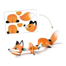Fűzős játék - Cuki erdei állatok - Cute animals