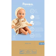 Djeco: Pomea Játékbaba - Irisz, 32 cm - Baby Iris - DJ07879 doboz hátulja