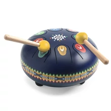 Djeco: Animambo Játékhangszer - Rezgőnyelves acél dob - Metal drum - 6035