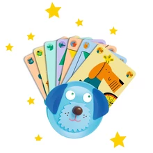 Djeco Kártyatartó - Kis kék kutya - Card holder - DJ05059