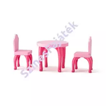 Rózsaszín háromszintes babaház lifttel - Barbie babáknak - kiegészítők