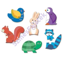 baba puzzle - párosító puzzle - mozgatható állatok