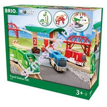 Brio fa vonat szett busz állomással