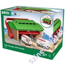 Brio hordozható garázs - fa vonat kiegészítő