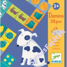 Dominó - Színes állatok - fejlesztő játék - DJ8111