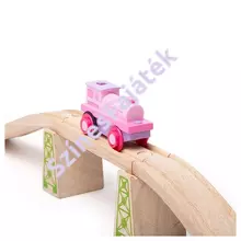 elemes vonat rózsaszín