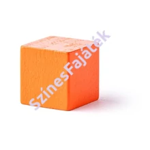 Fa építőkocka 100 darabos