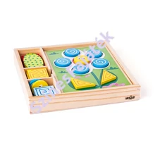 Geometriai formák kirakója - fejlesztő játék - montessori