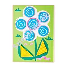 Geometriai formák kirakója - fejlesztő játék - montessori