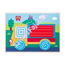 Geometriai formák kirakója - fejlesztő játék - montessori