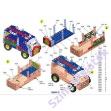 Fém építőjáték - Járművek - Merkur3 - M3208