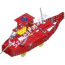 Fém építőjáték készlet - Tűzoltók - Merkur - M3314