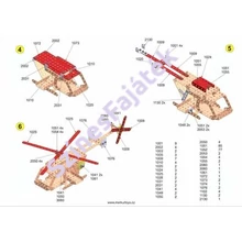 Fém építőjáték készlet - Tűzoltók - Merkur - M3314
