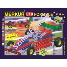 Fém építőjáték - Versenyautók - Merkur010 - M1518