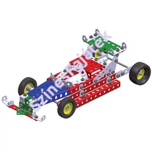 Fém építőjáték - Versenyautók - Merkur010 - M1518