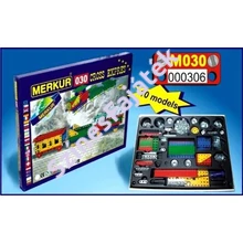 Fém építőjáték készlet - Vonatok - Merkur030 - M0306