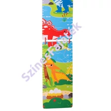 Bigjigs magasságmérő - fa-  Dinoszaurusz