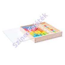 Montessori gyöngyválogató játék - logikai fajáték