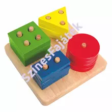 Montessori játék - szín és formaválogató játék 