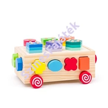 szín és formaválogató montessori játék 