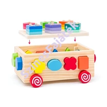 szín és formaválogató montessori játék 