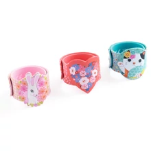 Rácsapós karkötő - Szív, Cica, Nyúl - Slap bracelets heart,rabbit,cat - DD03455