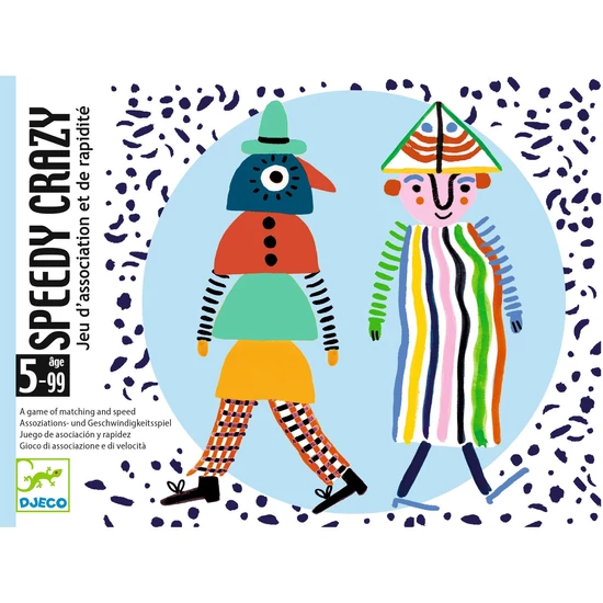 Djeco - Kártyajáték - Őrülten gyors - Speedy Crazy