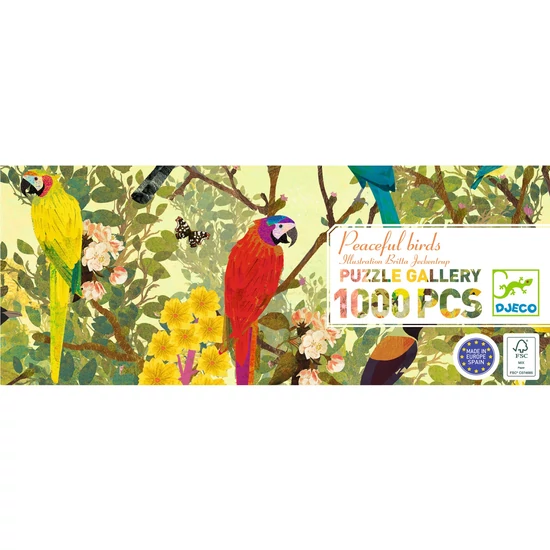Művész puzzle - A béke madarai, 1000 db-os - Peaceful birds