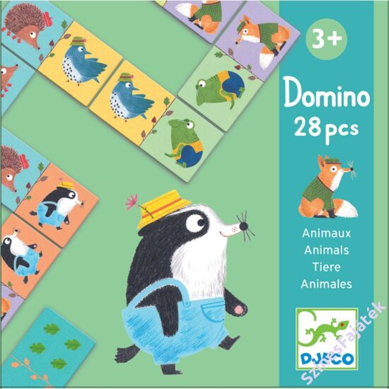 Djeco dominó játék - Állatok _DJ08115