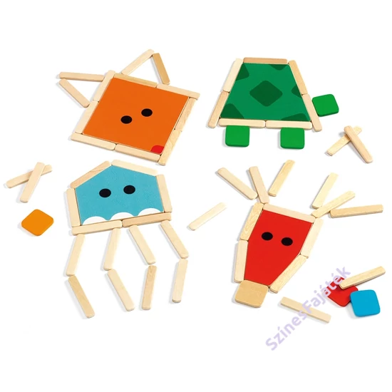 Djeco képkirakó - Stick  Basic