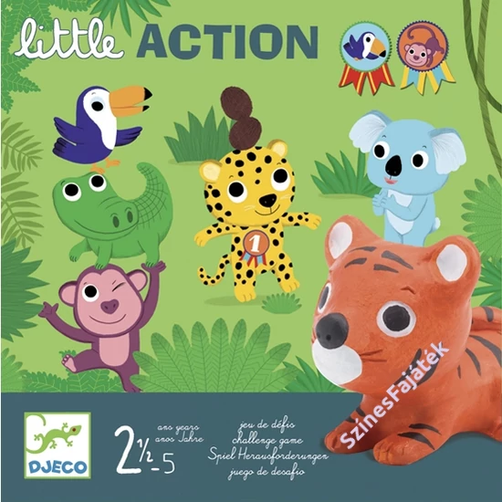 Djeco kooperatív  társasjáték - Egy kis akció - Little action - 8557