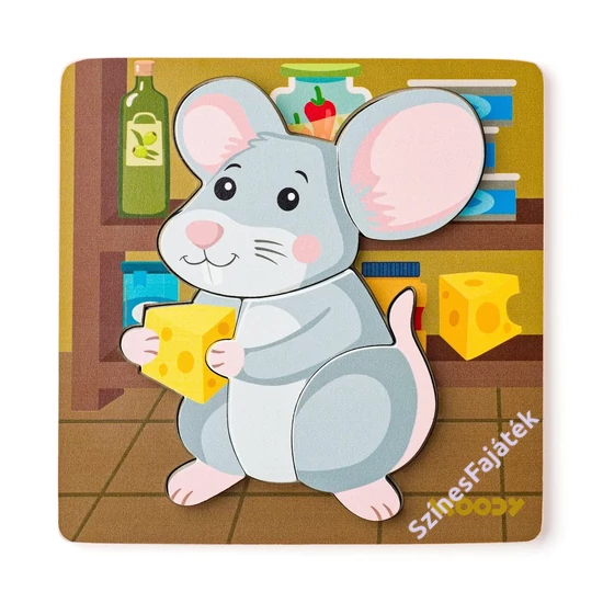 Baba puzzle - fa kirakó - Egér