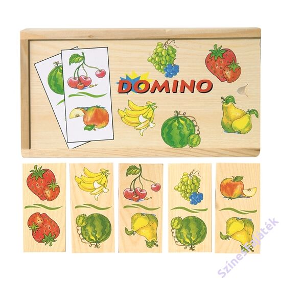 Gyümölcsők - fa dominó-90100