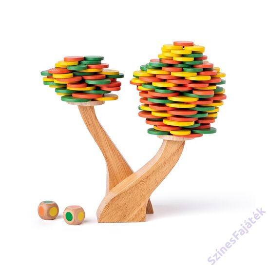 fa egyensúlyozó játék