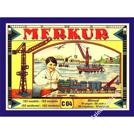 Fém építőjáték készlet - Klasszik - MerkurC04 - M3437