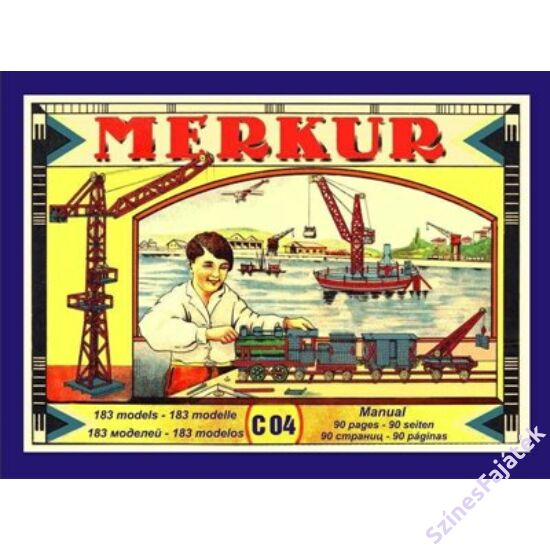 Fém építőjáték készlet - Klasszik - MerkurC04 - M3437