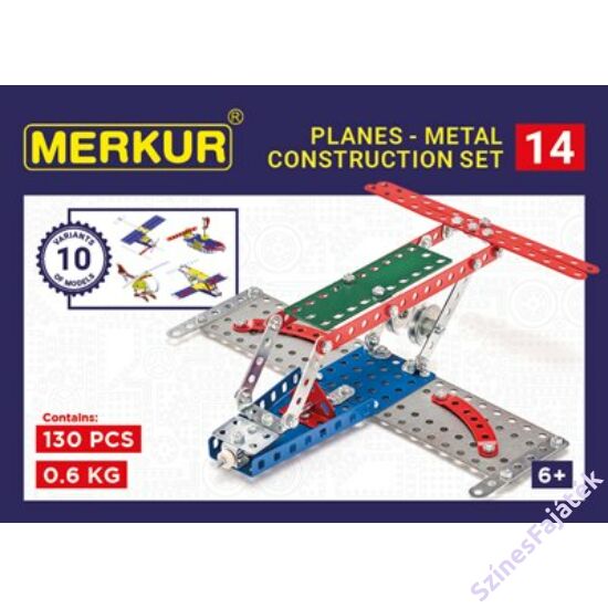 Fém építőjáték készlet - Repülők - Merkur014 - M1549