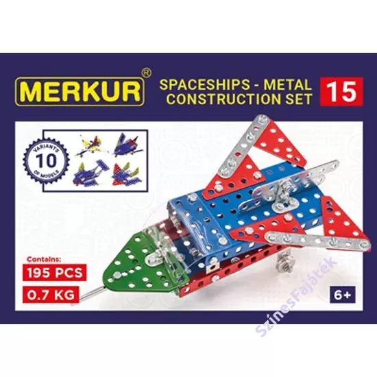 Fém építőjáték készlet - Űrhajók - Merkur015 - M1556