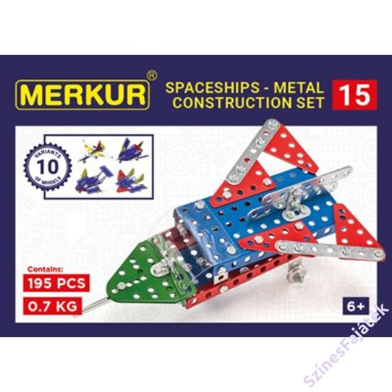 Fém építőjáték készlet - Űrhajók - Merkur015 - M1556