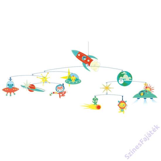 Djeco függődísz - gyerekszoba dekor - Űrutazás